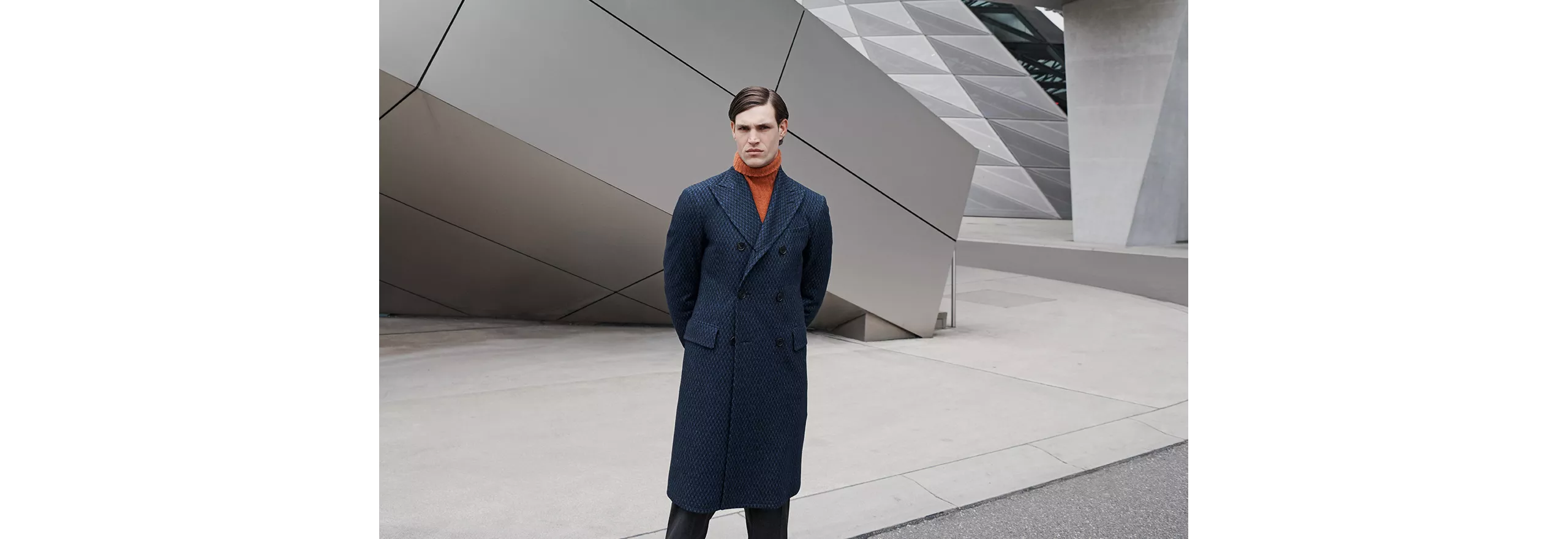 Fotoshooting for masculin Gruppe/UCM Verlag in the outdoor area at BMW Welt.