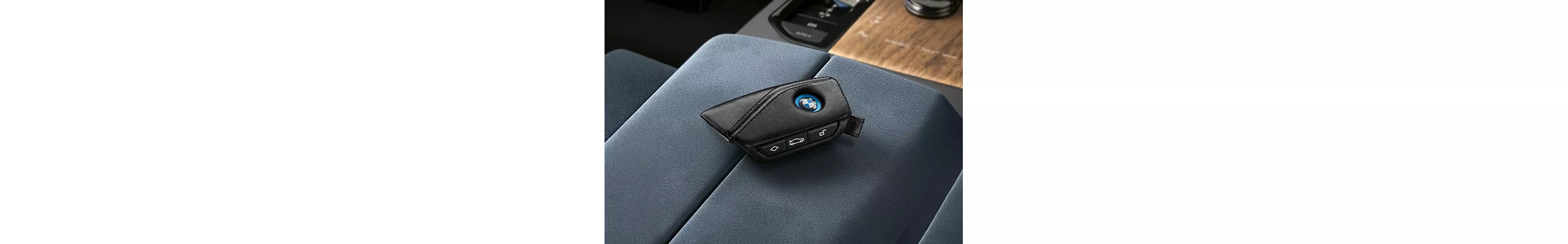 KEY FOB LEATHER BLACK