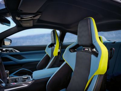 BMW 4 Series Coupé M Models white interior