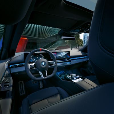 BMW M5 Touring grey interior
