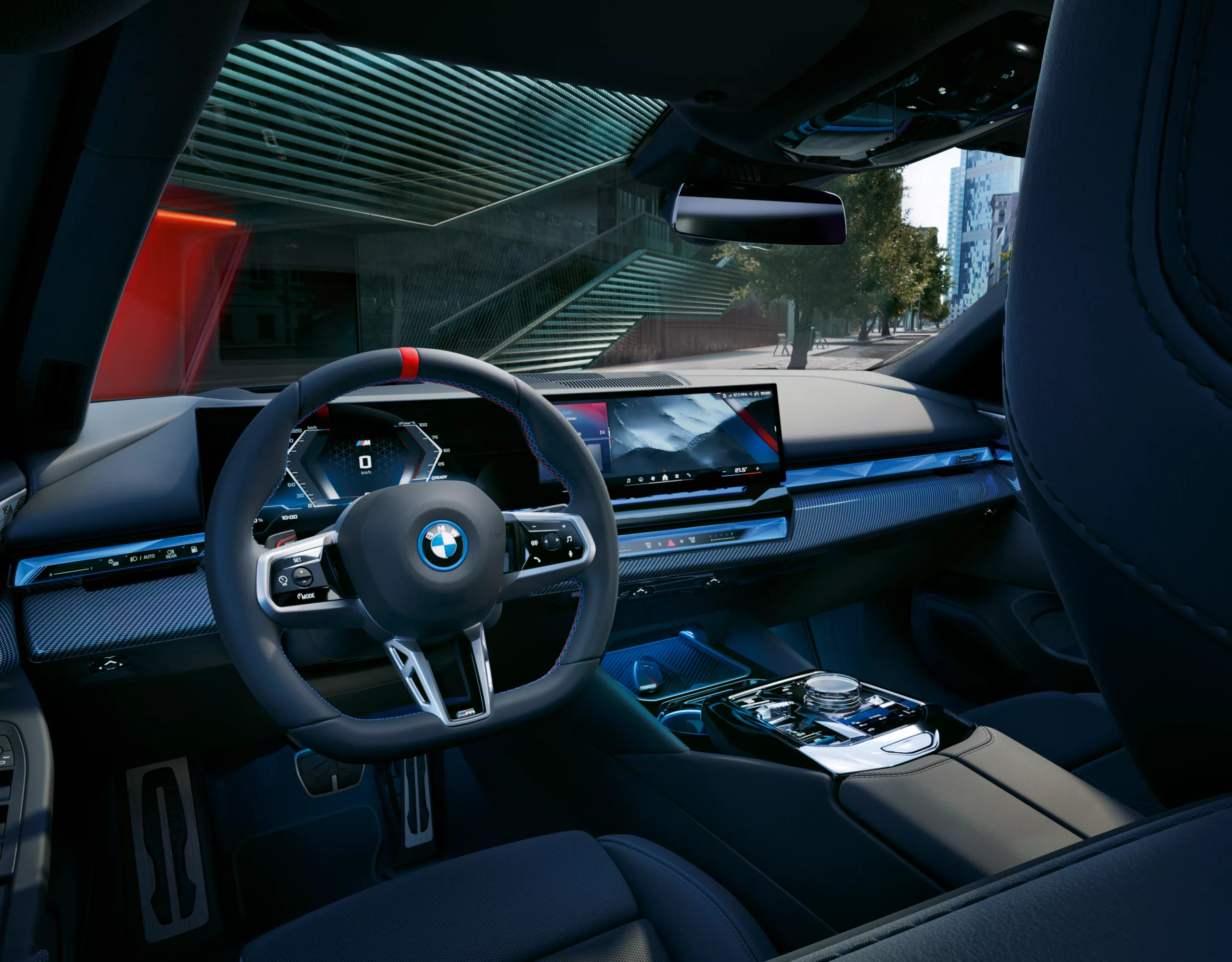 BMW M5 Touring grey interior
