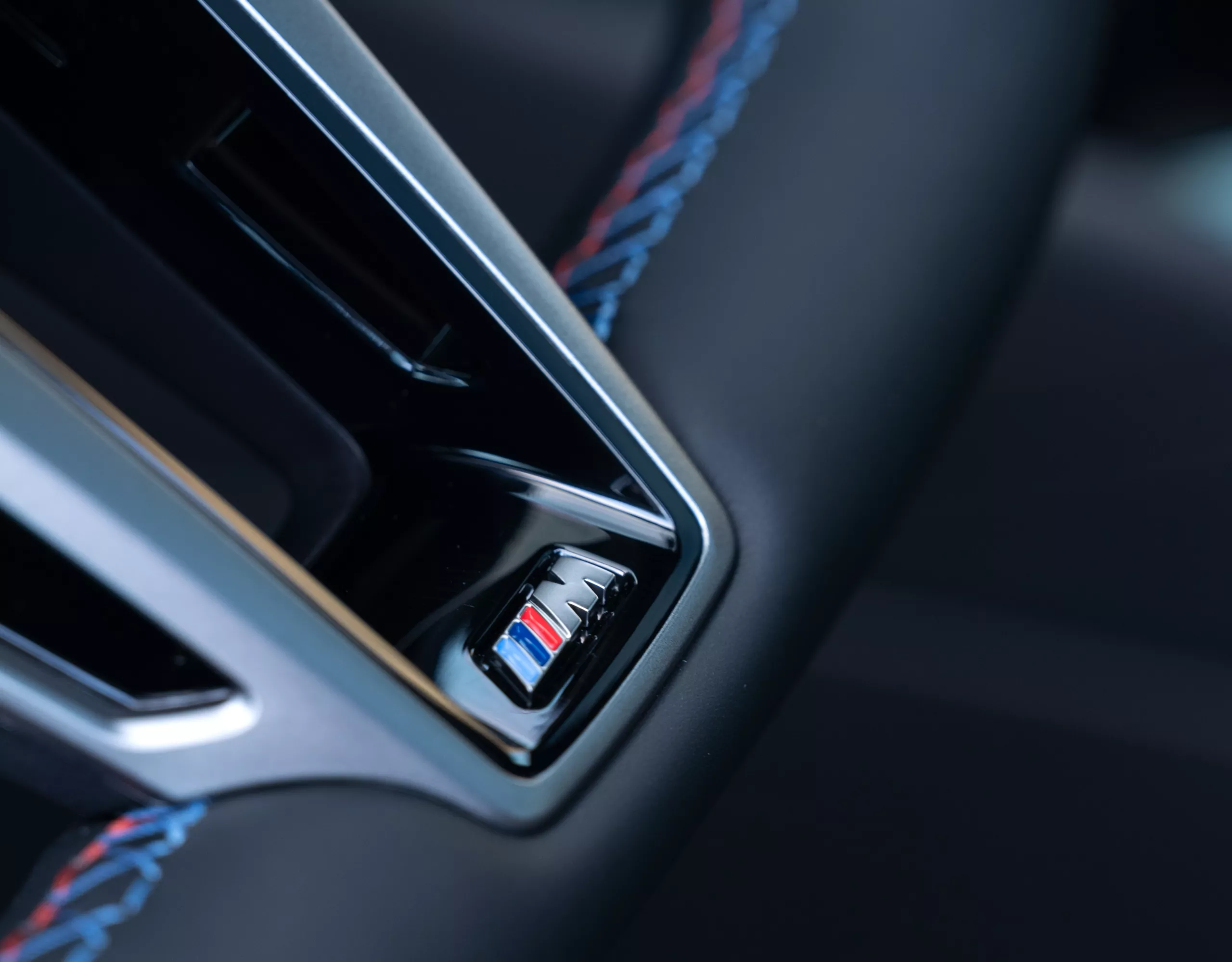 BMW M5 red interior