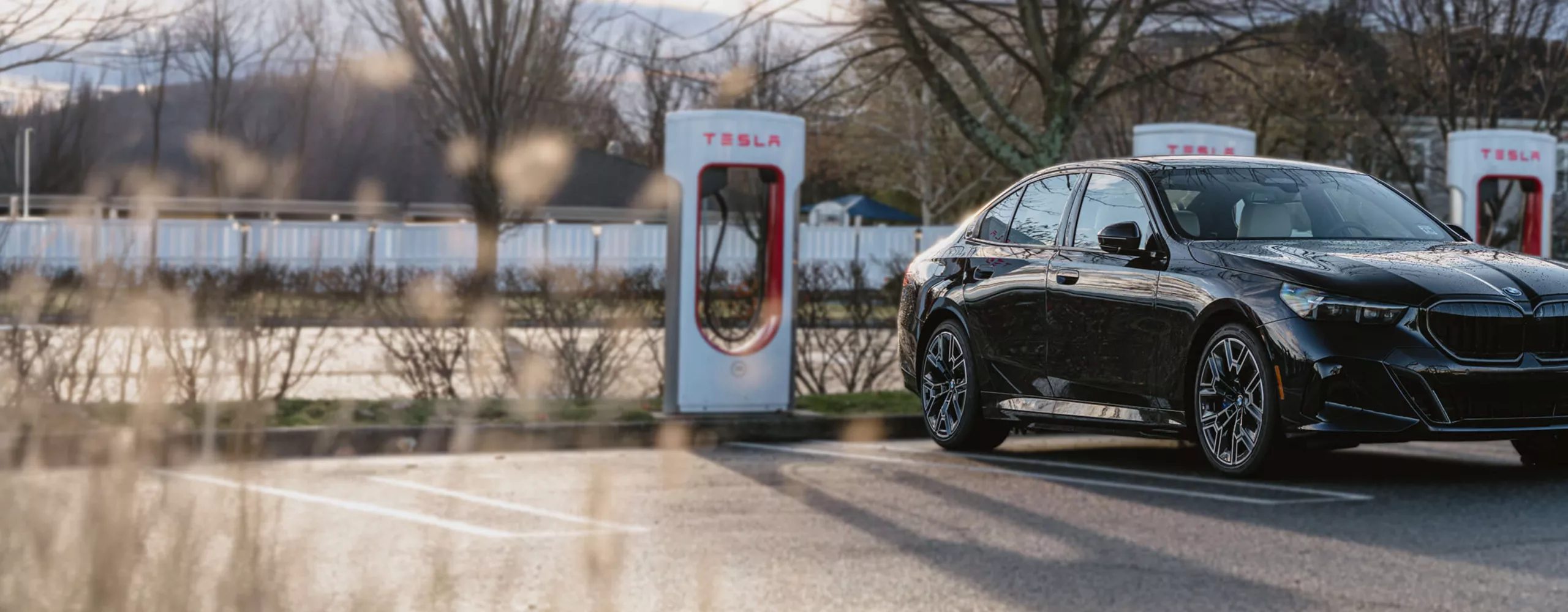 BMW at Tesla Charging