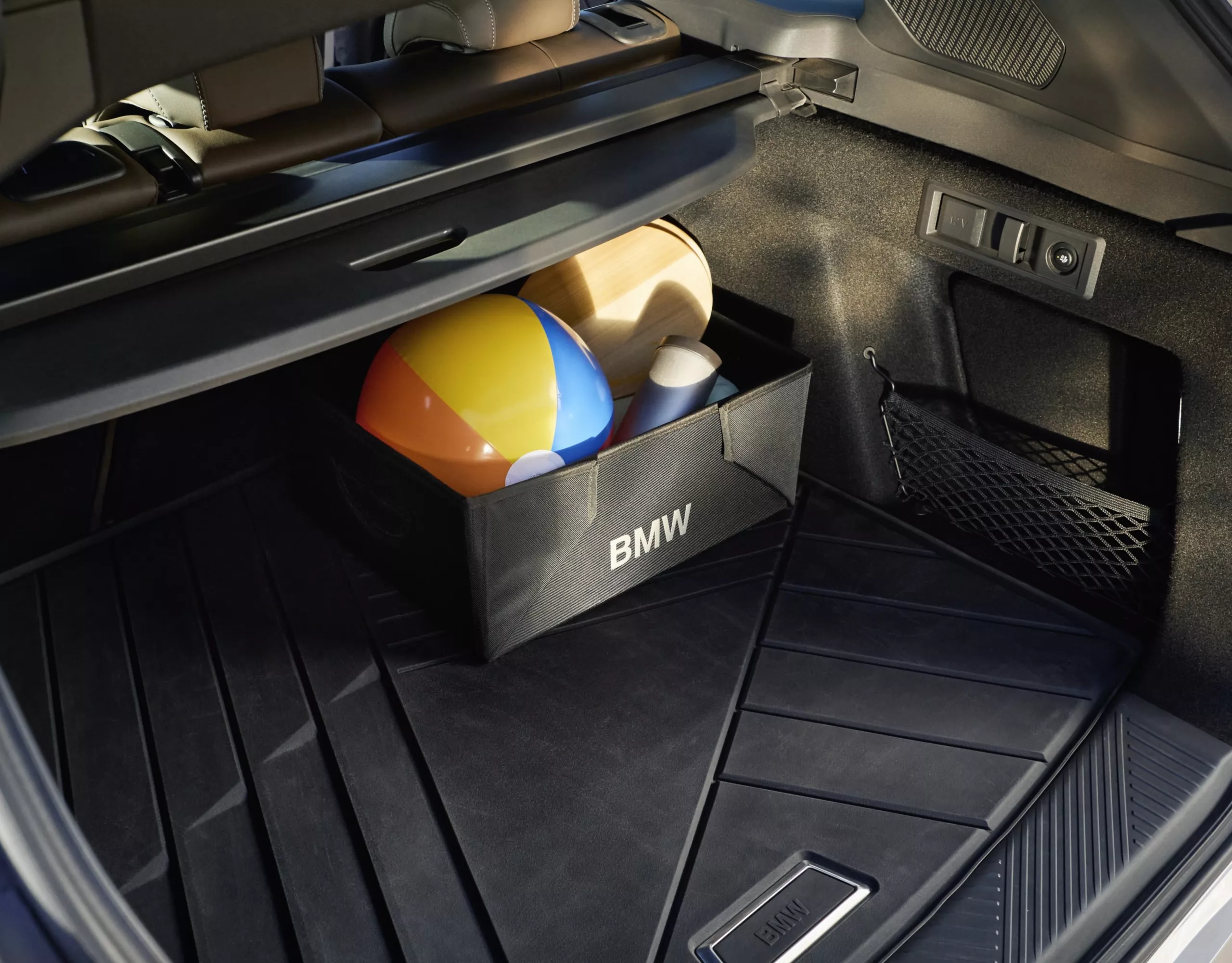 Person exiting BMW – detailed view of footwell