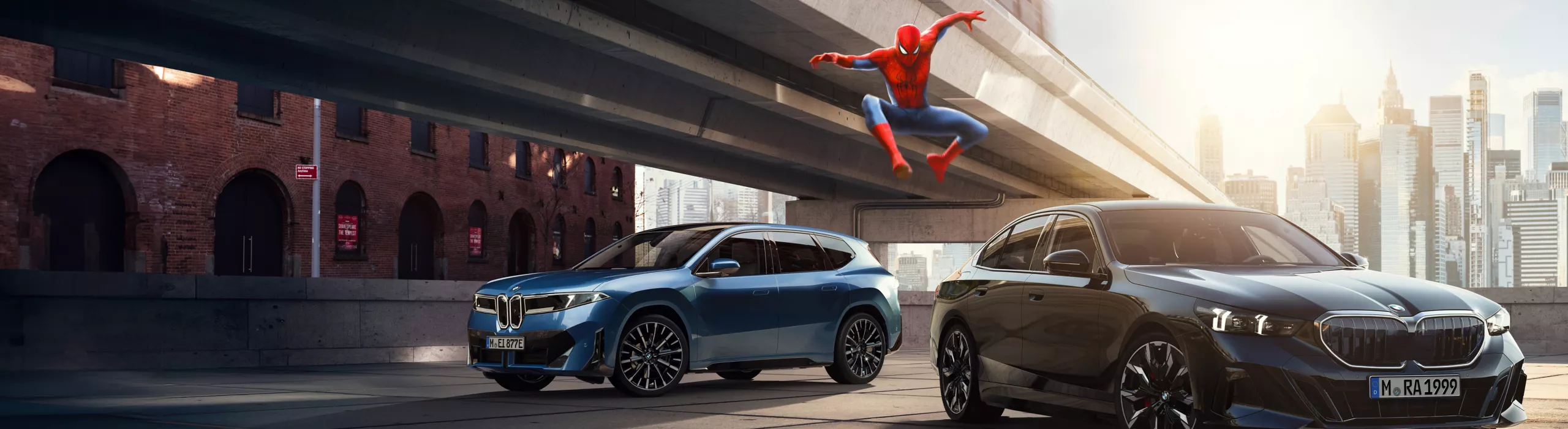 BMW iX3 และ BMW 5 Series ปรากฏในภาพยนตร์ Spider-Man: Brand New Day.