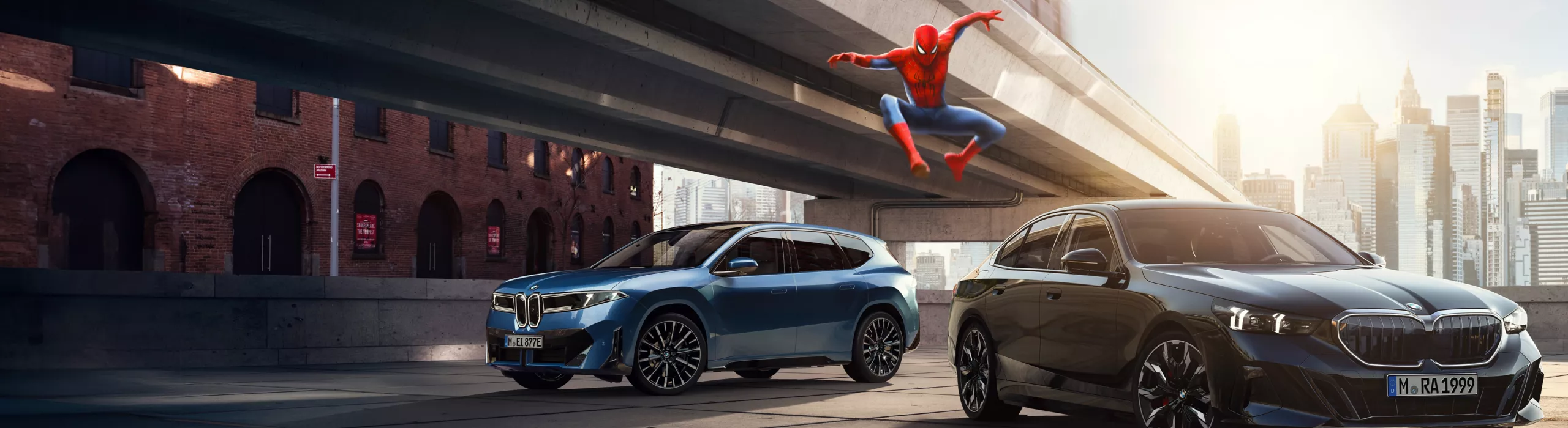 See the BMW iX3 and the BMW 5 Series in the movie Spider-Man: Brand New Day.