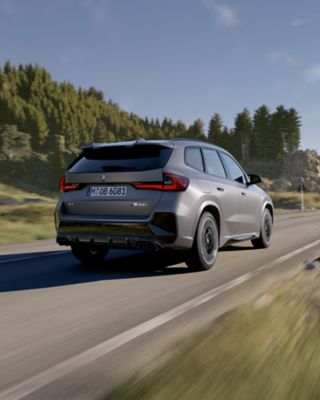 BMW X1 M35i xDrive grey rear view 