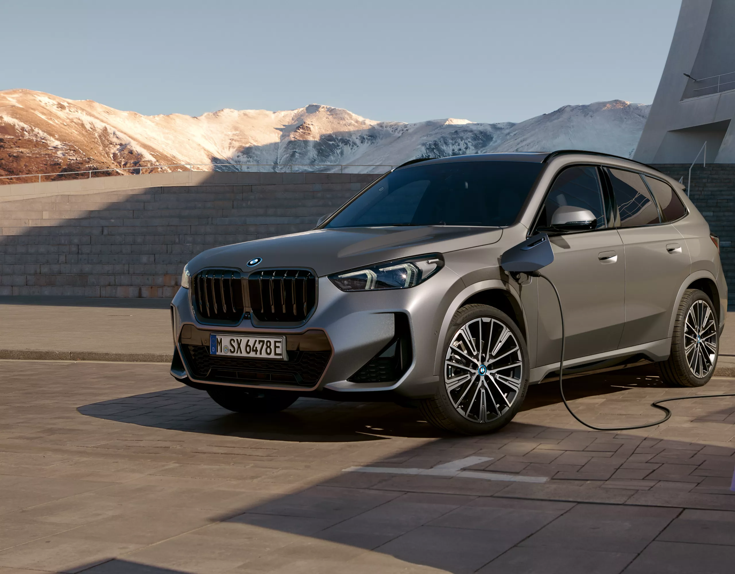 BMW X1 Plug-in Hybrid grey front view