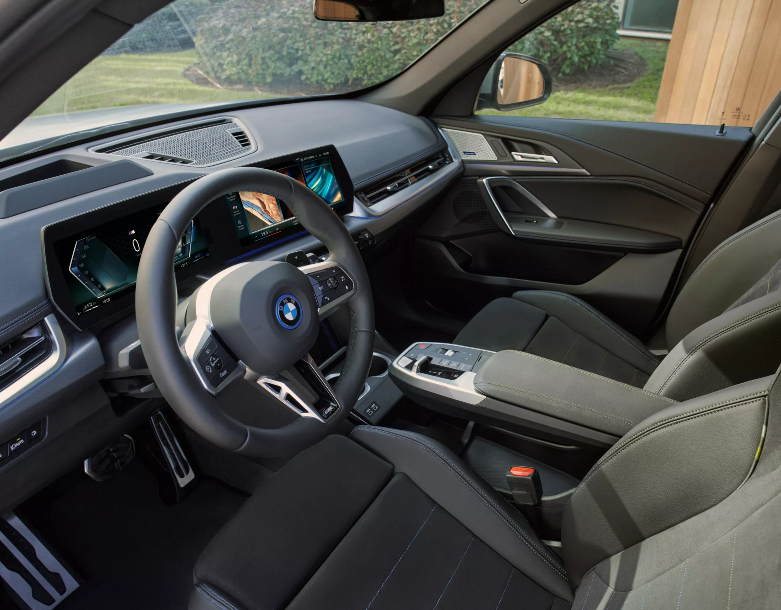 BMW X1 orange interior 