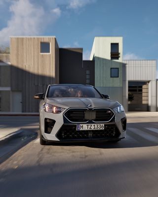 BMW X2 M35i xDrive grey front view 