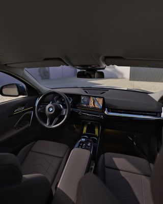 BMW X2 green interior