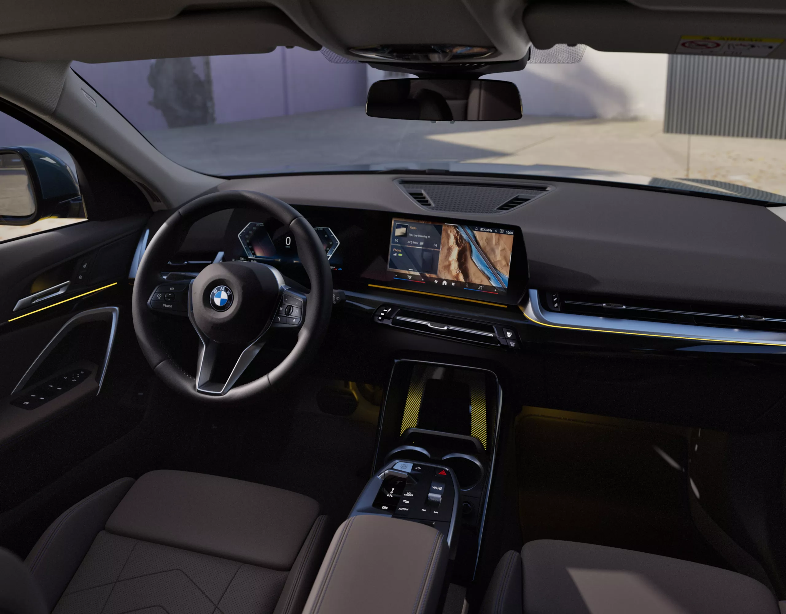 BMW X2 green interior