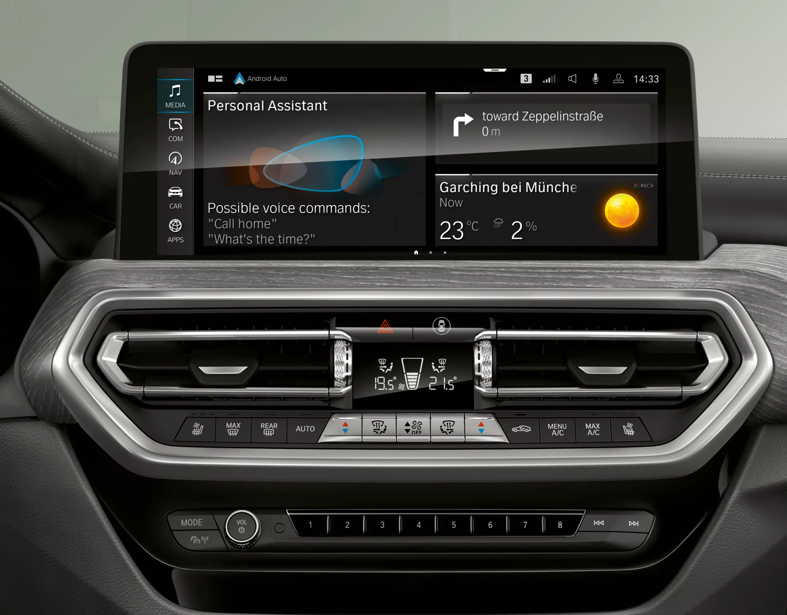 BMW X3 Plug-in Hybrid black interior