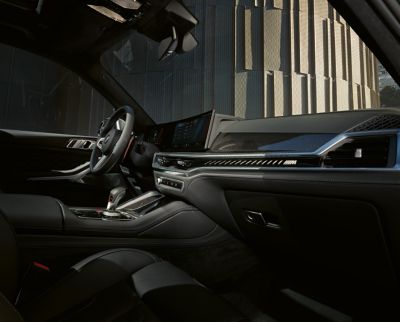 BMW X5 M green interior