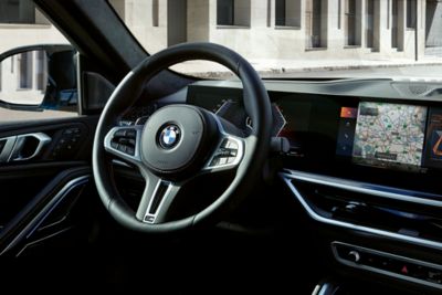BMW X6 blue interior