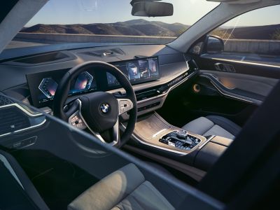 BMW X7 grey interior 
