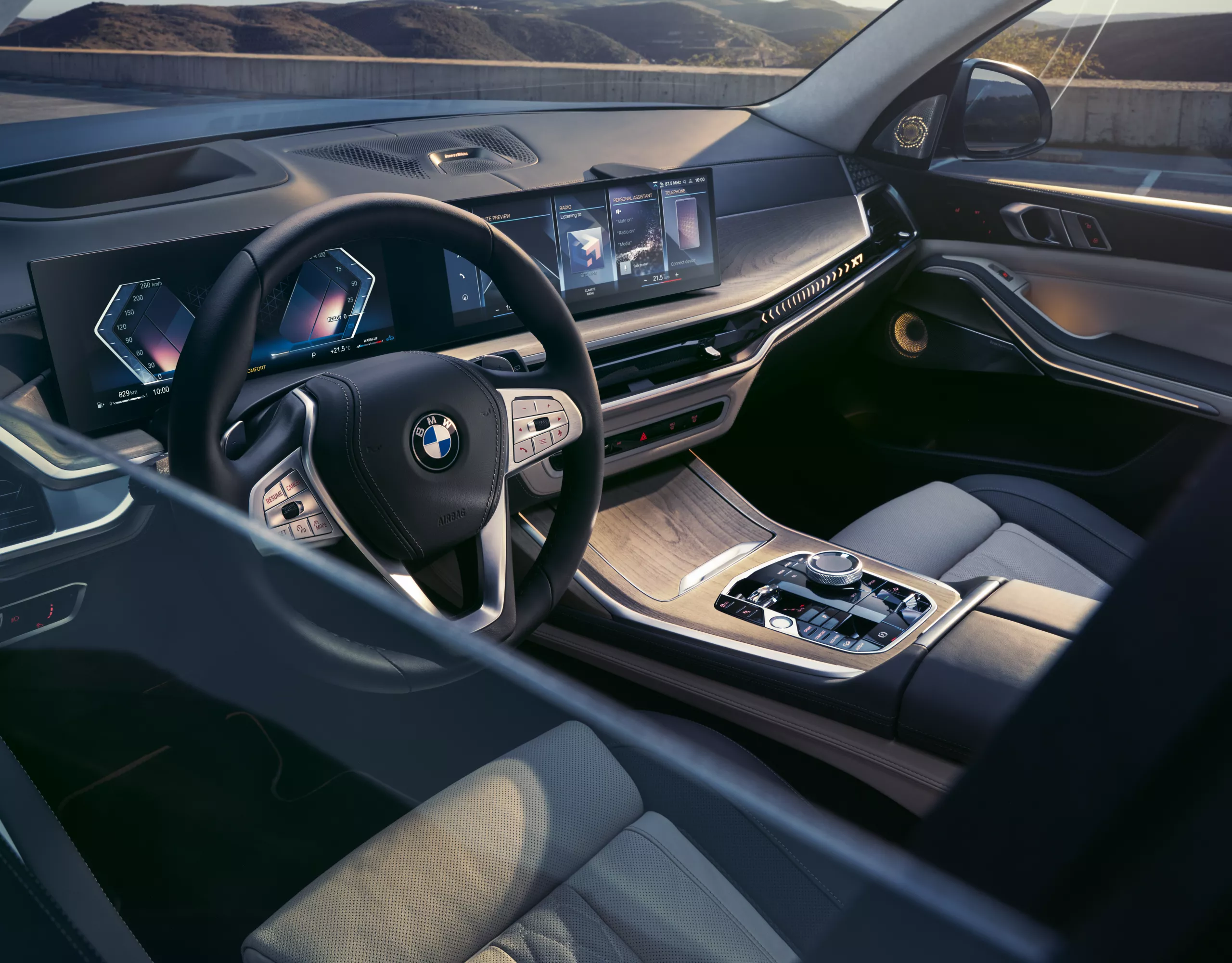 BMW X7 grey interior 