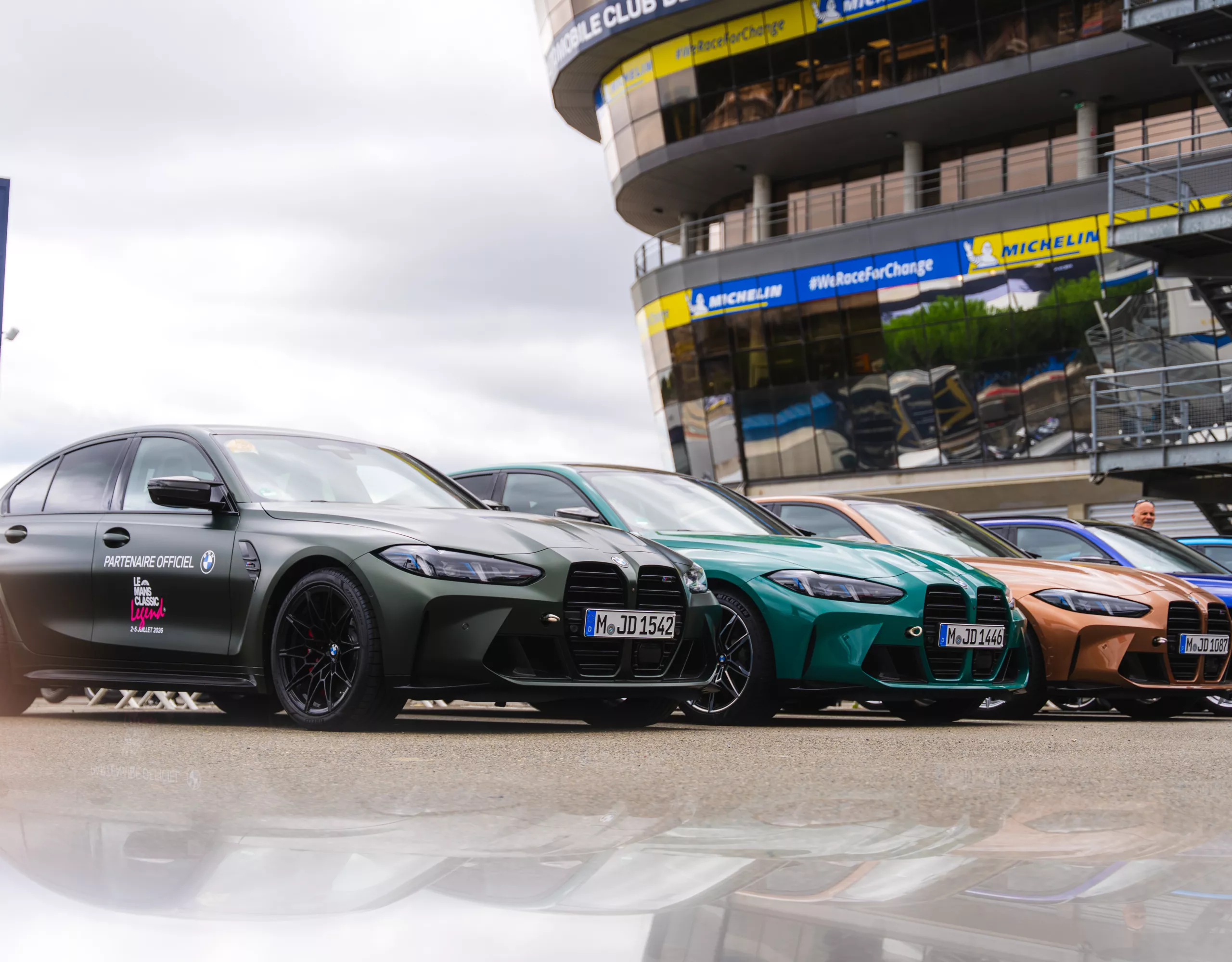 Image des BMW M3 Touring et Berline pour les baptêmes de piste.