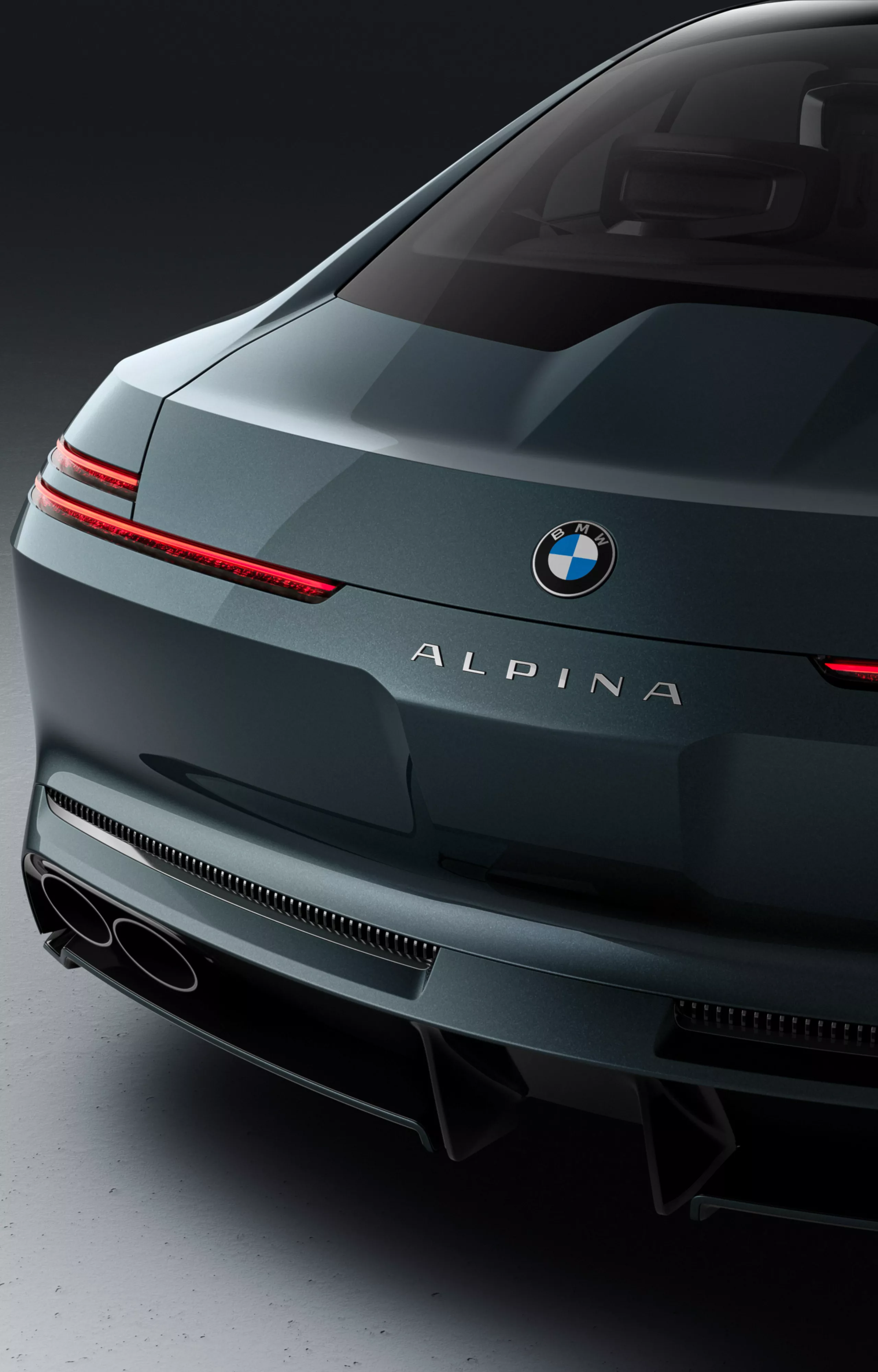 BMW ALPINA – Elliptiskt avgassystem med fyra ändrör