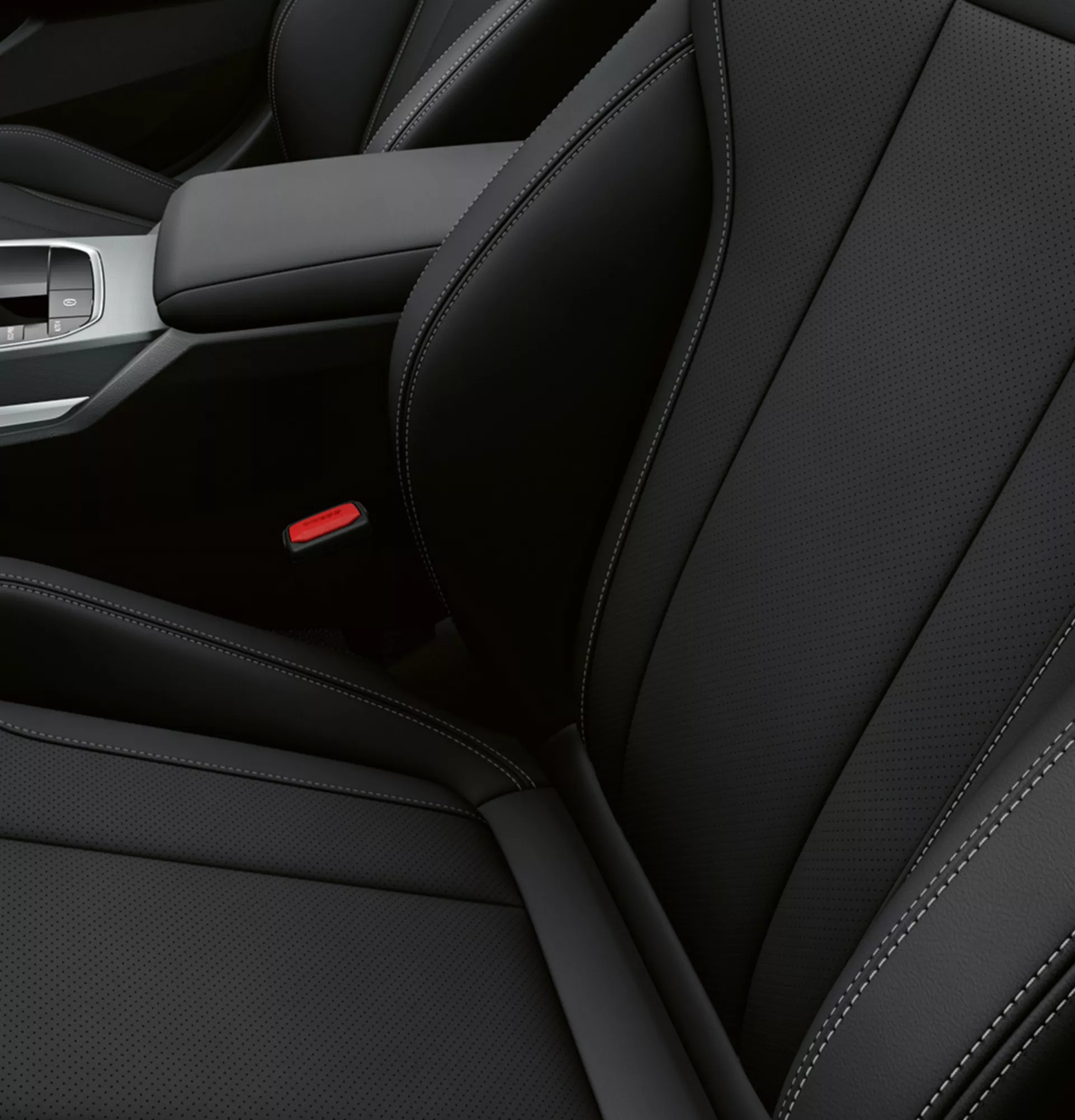 Visualizzazione dei danni interni BMW Primo piano dei rivestimenti