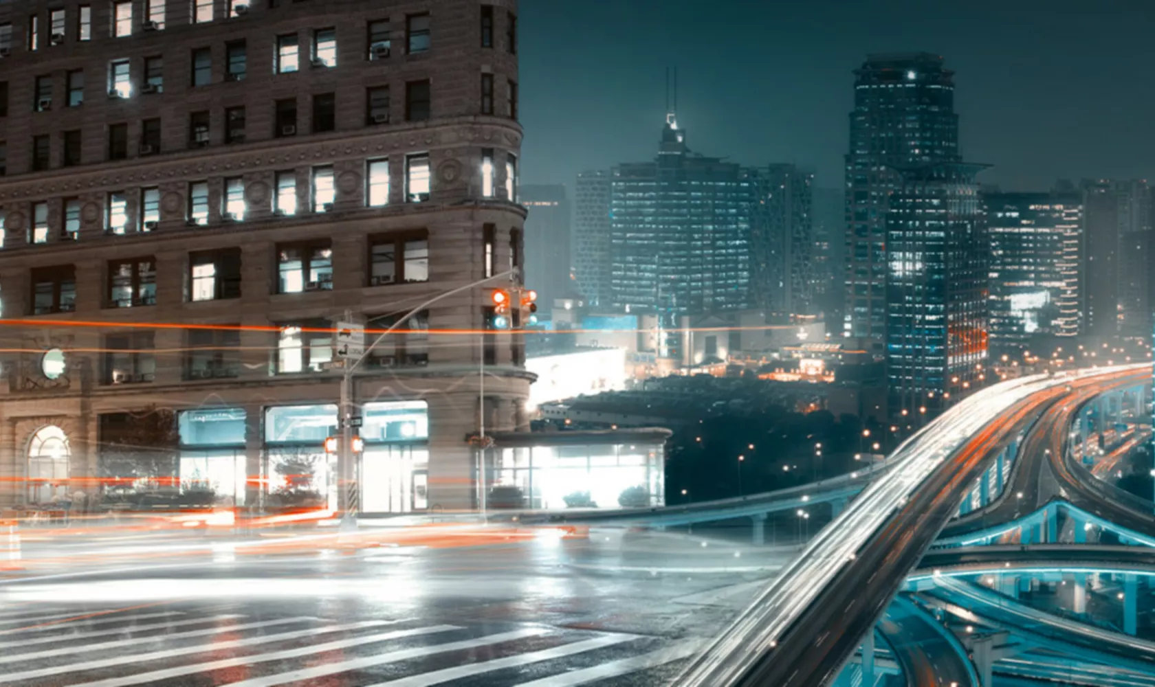 View of City lights
