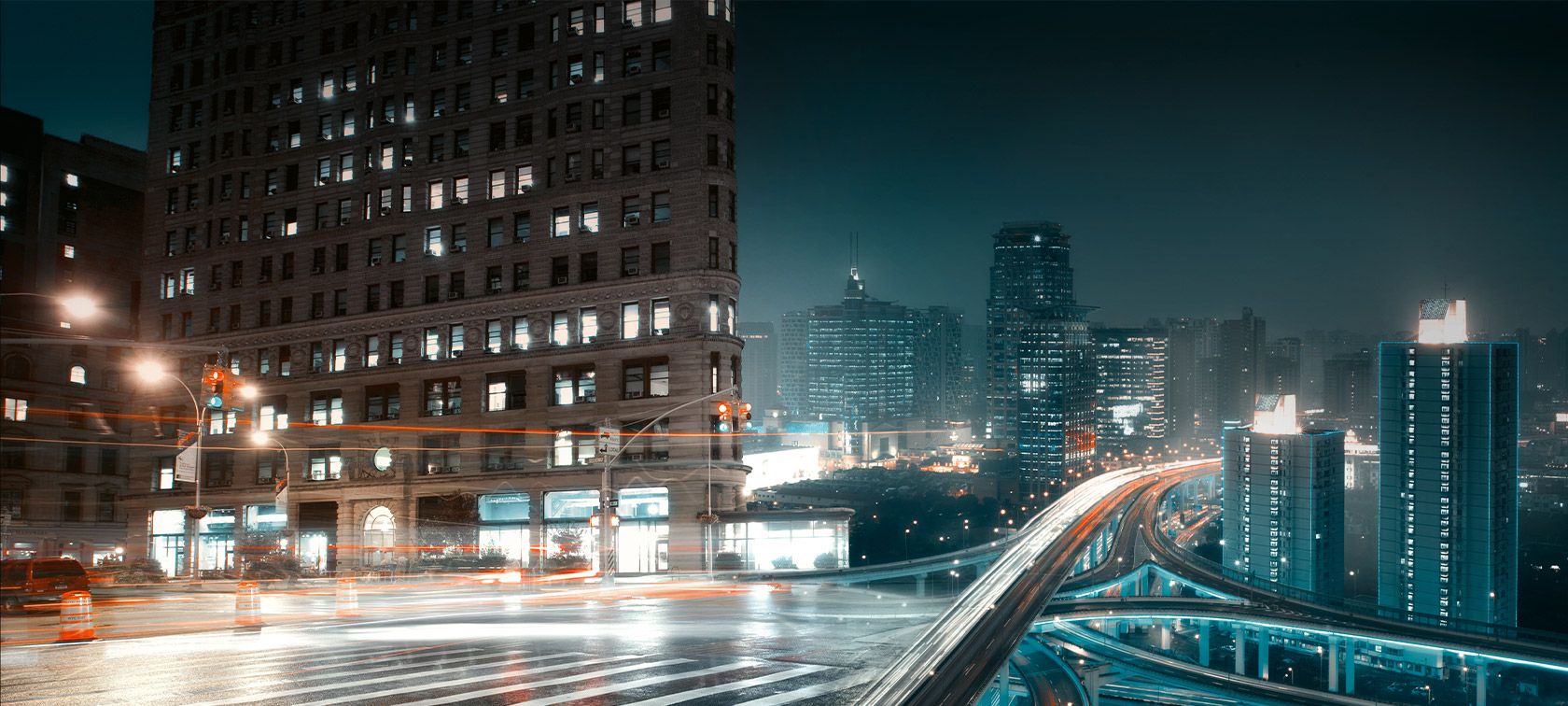 View of City lights