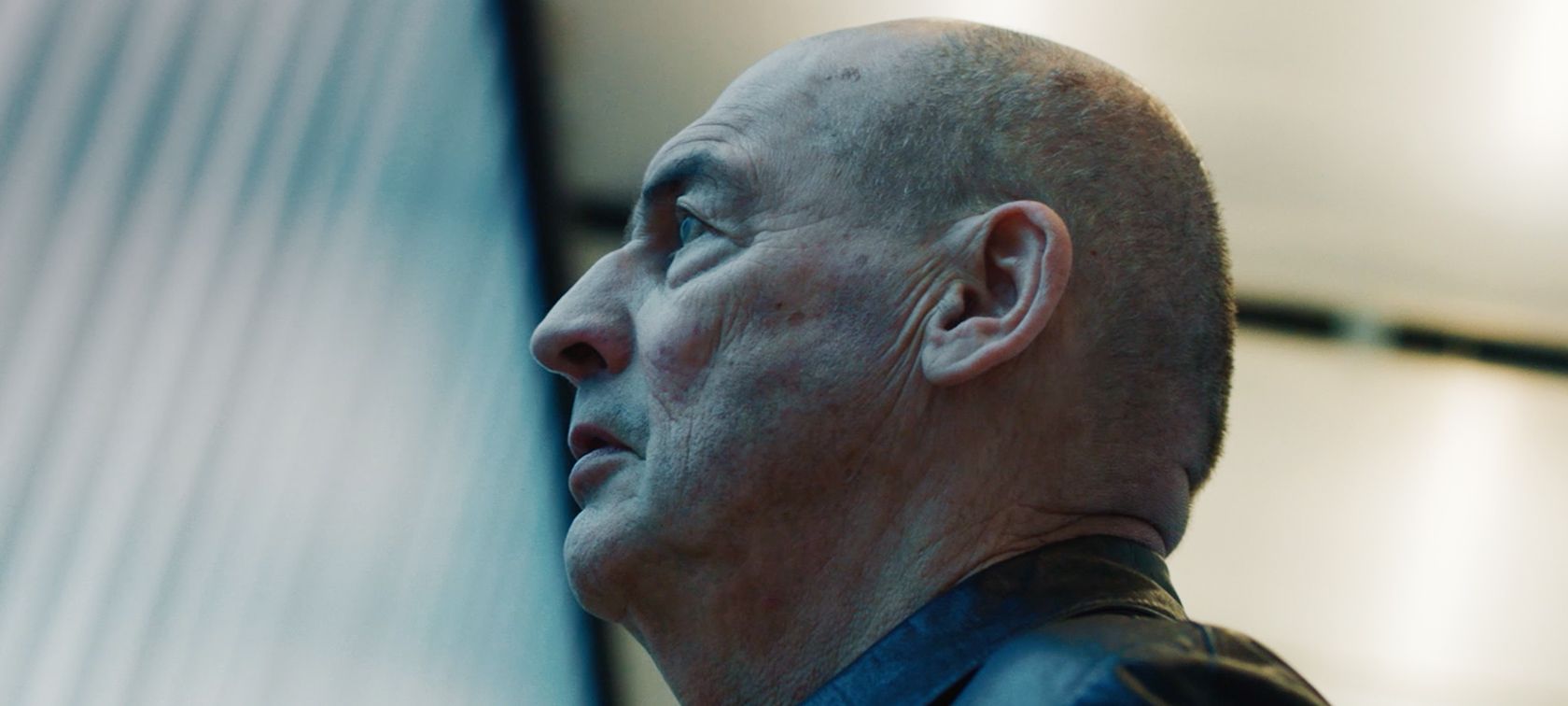 Rem Koolhaas in side profile