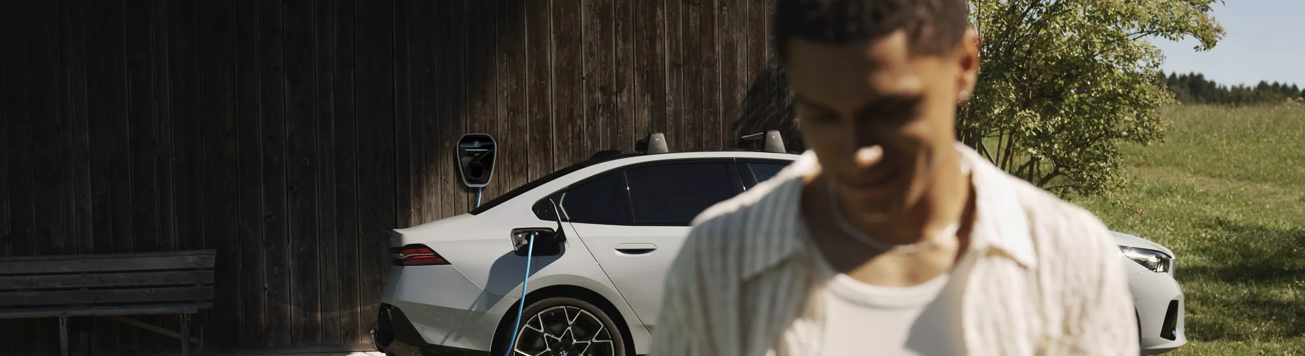 BMW i5 Charging. 