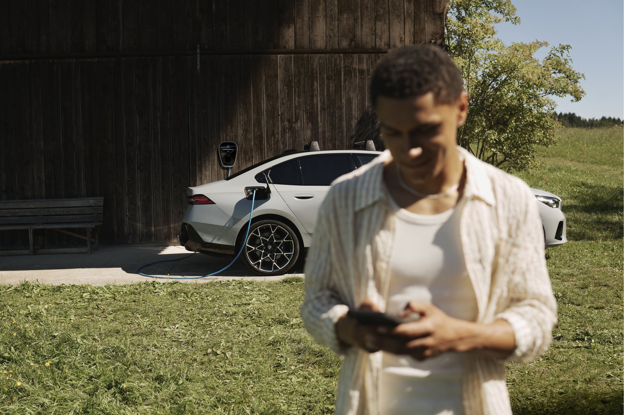 BMW i5 Charging. 