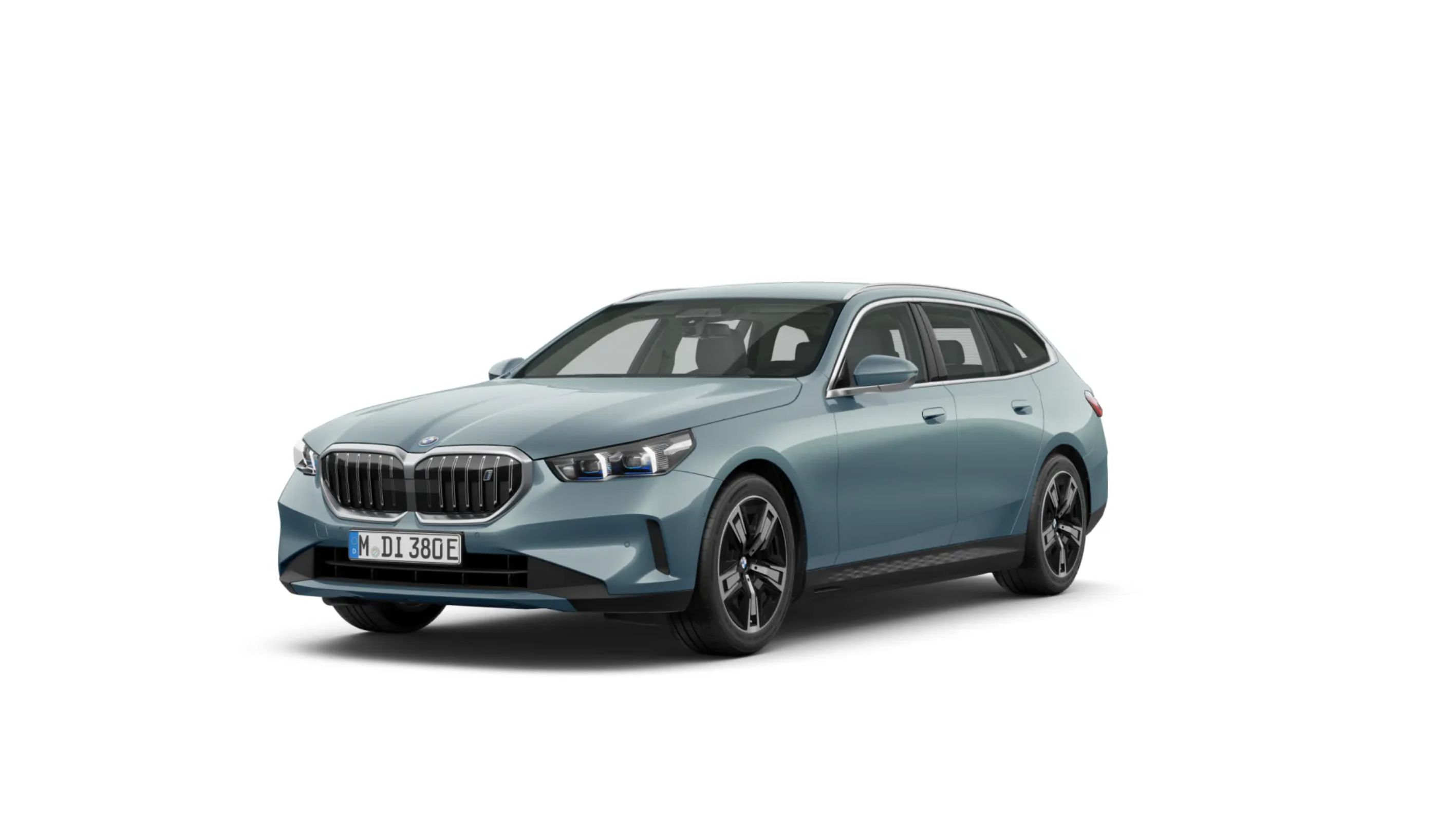 BMW i5 Touring (G61E) de cor verde cape york