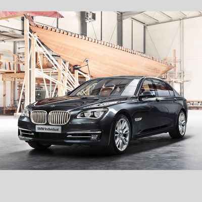 BMW Individual 760Li Sterling inspired by ROBBE & BERKING in a shipyard shed