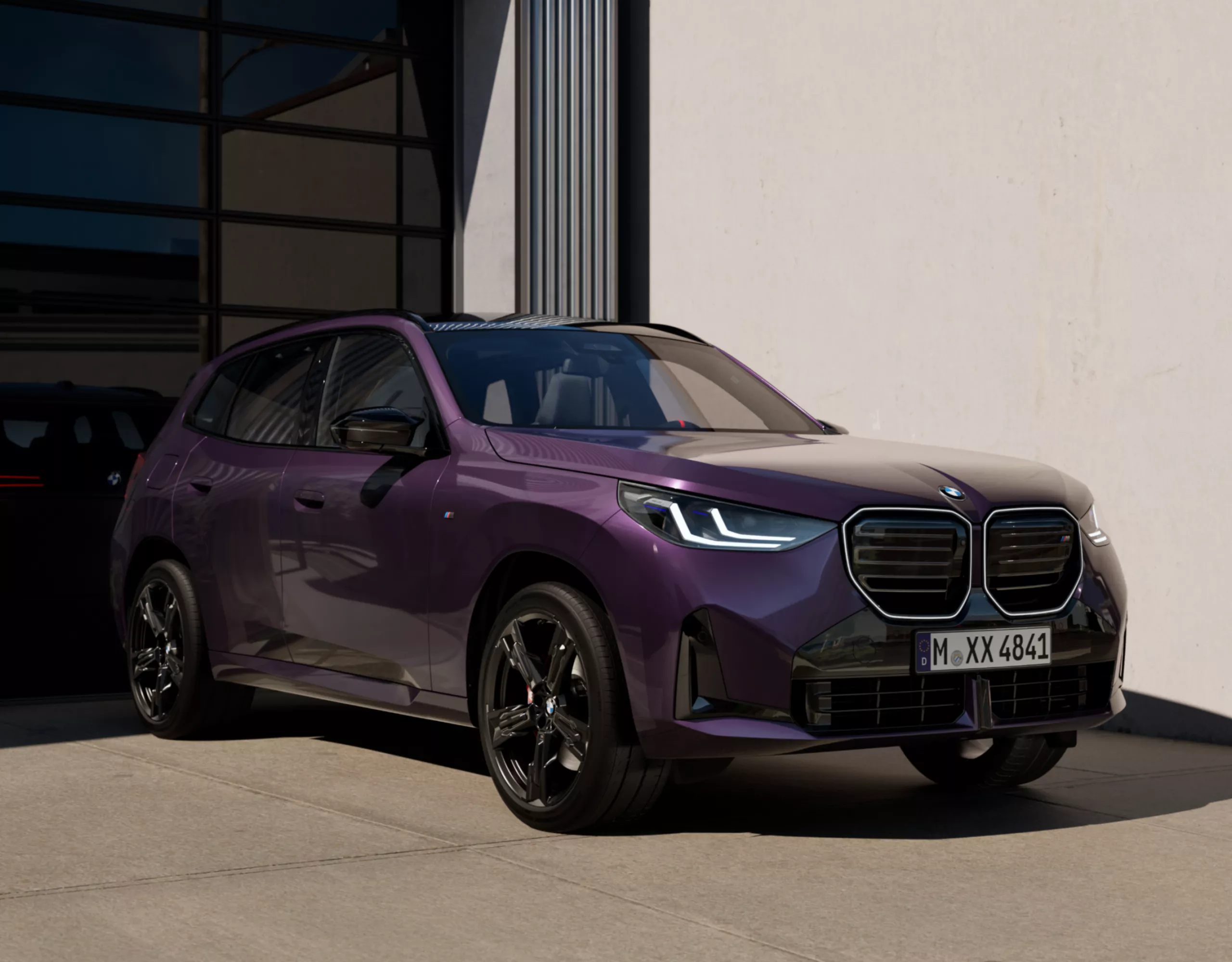 BMW X3 M50 xDrive in BMW Individual Daytona Violet metallic