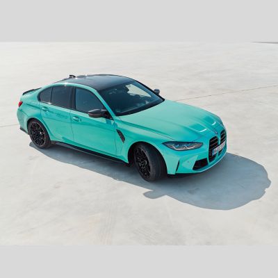 BMW M3 Competition in BMW Individual Mint Green