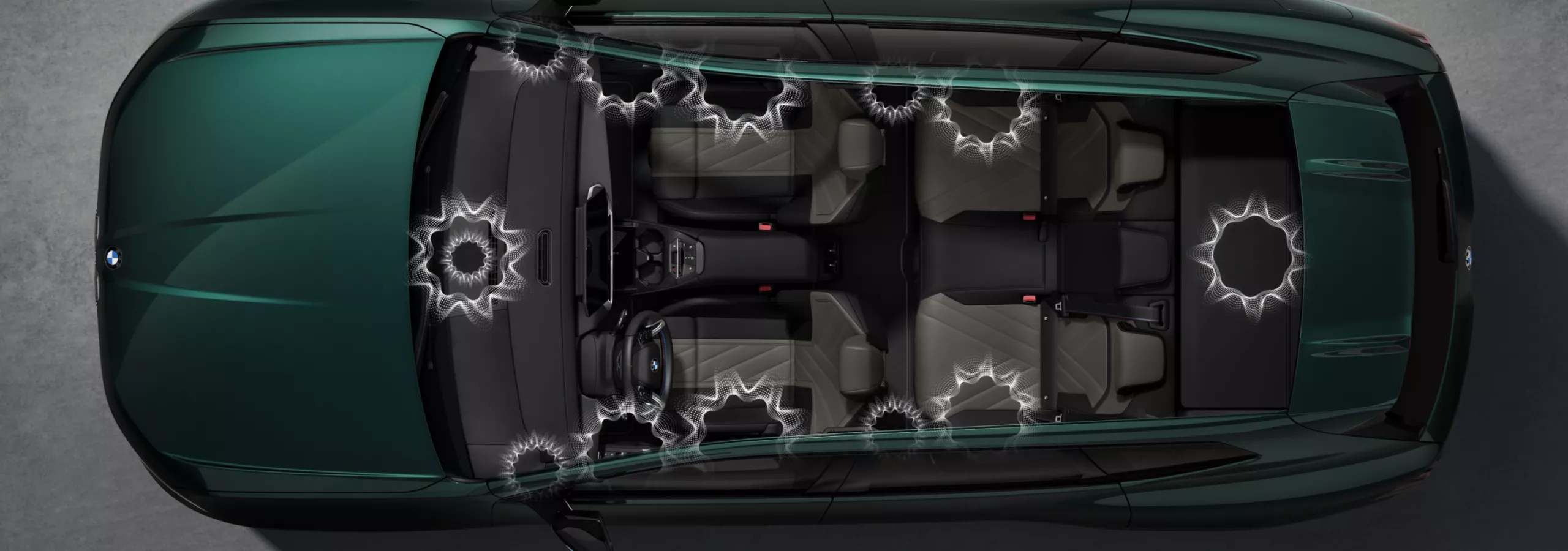 Harman Kardon Sound System in the interior of the BMW iX3 M60 xDrive