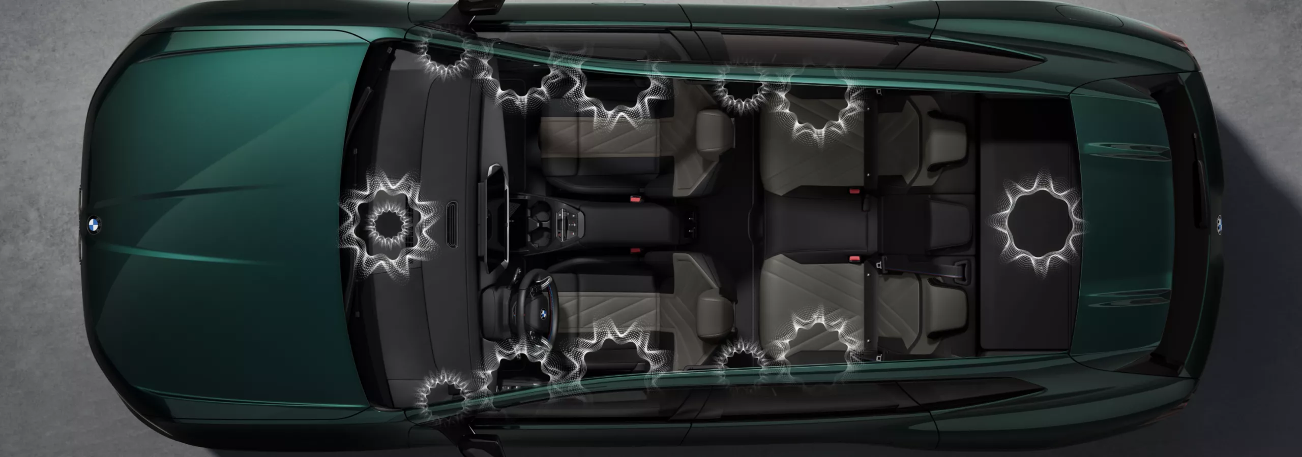 Harman Kardon Sound System in the interior of the BMW iX3 M60 xDrive