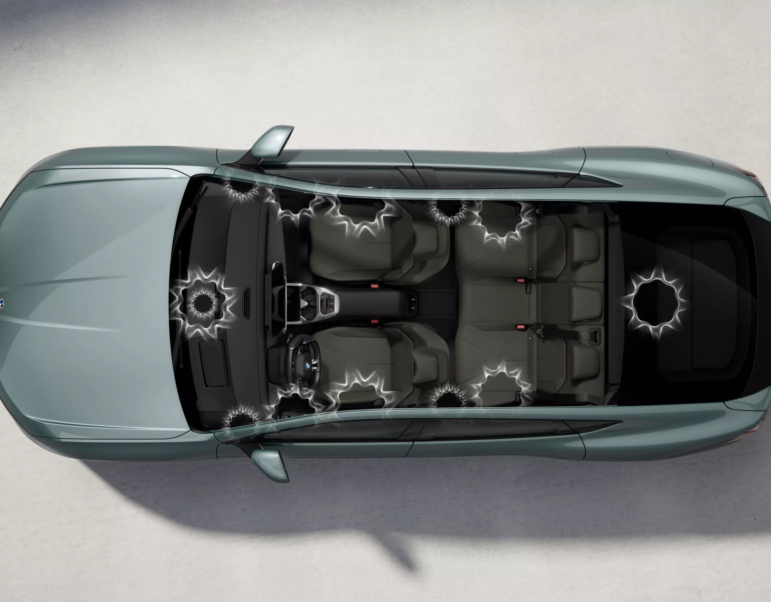 Harman Kardon sound system in the BMW iX4 50 xDrive interior
