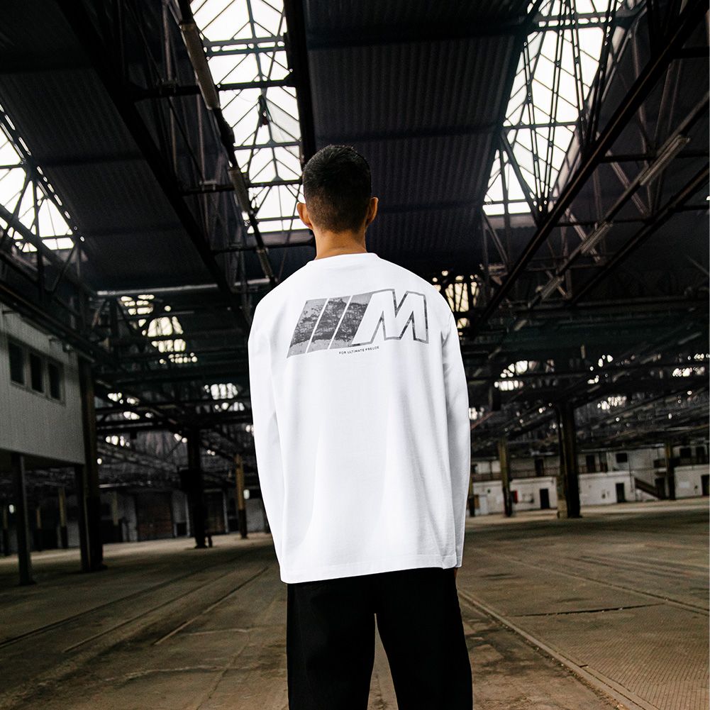 BMW Lifestyle BMW M Collection green-brown T-Shirt with large M logo in white on the back
