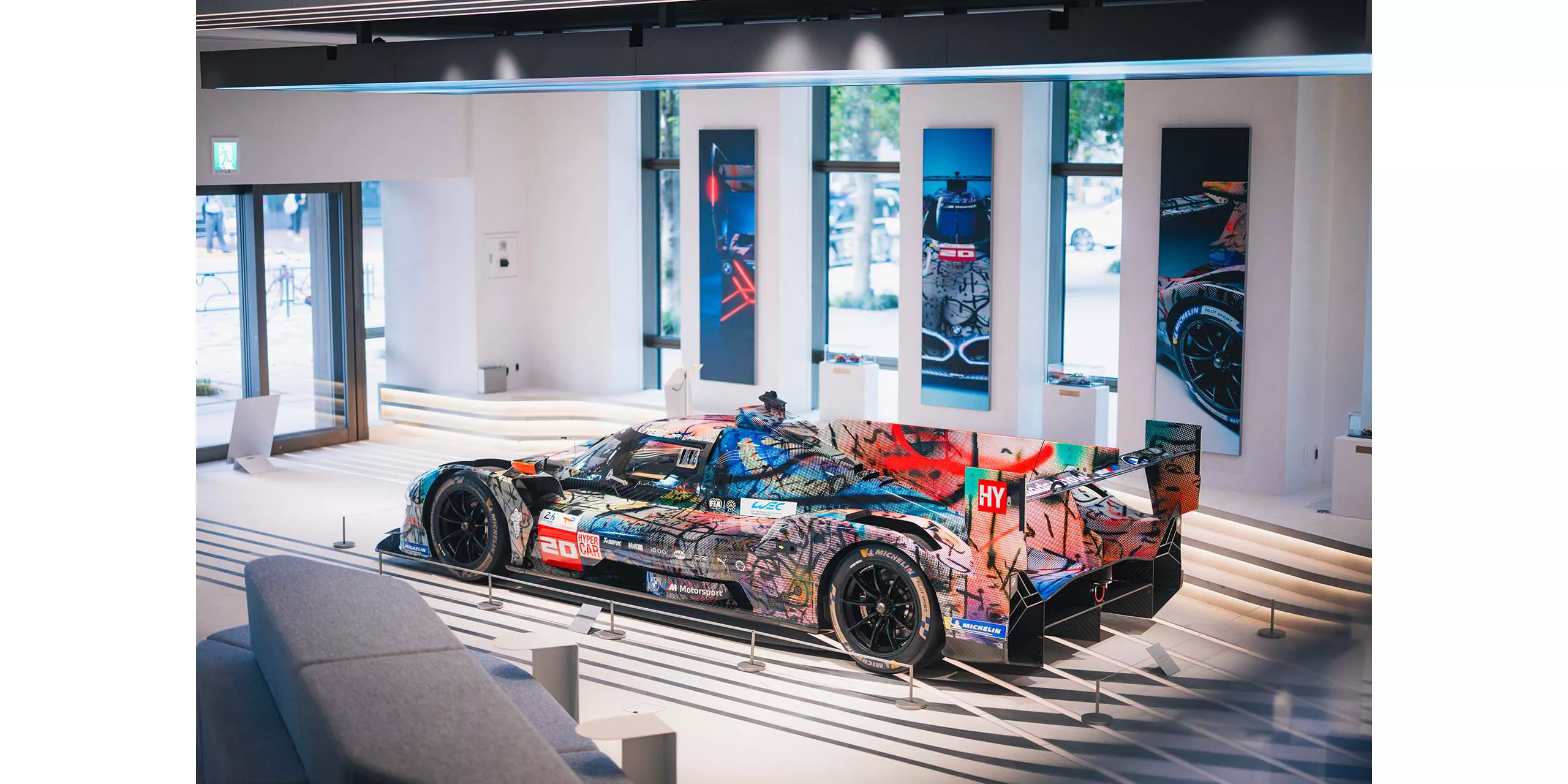 BMW M Hybrid V8 by Julie Mehretu