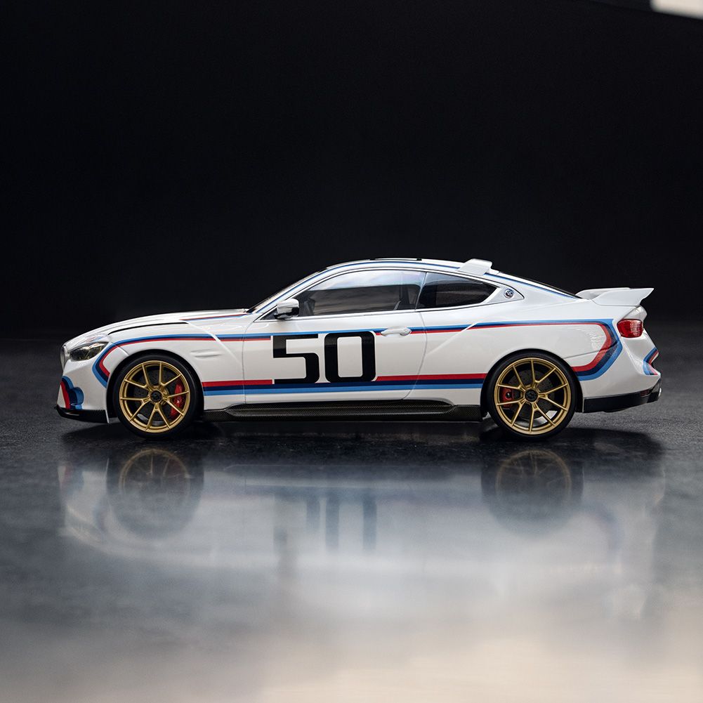 BMW Lifestyle BMW 02 miniature in yellow in a miniature environment