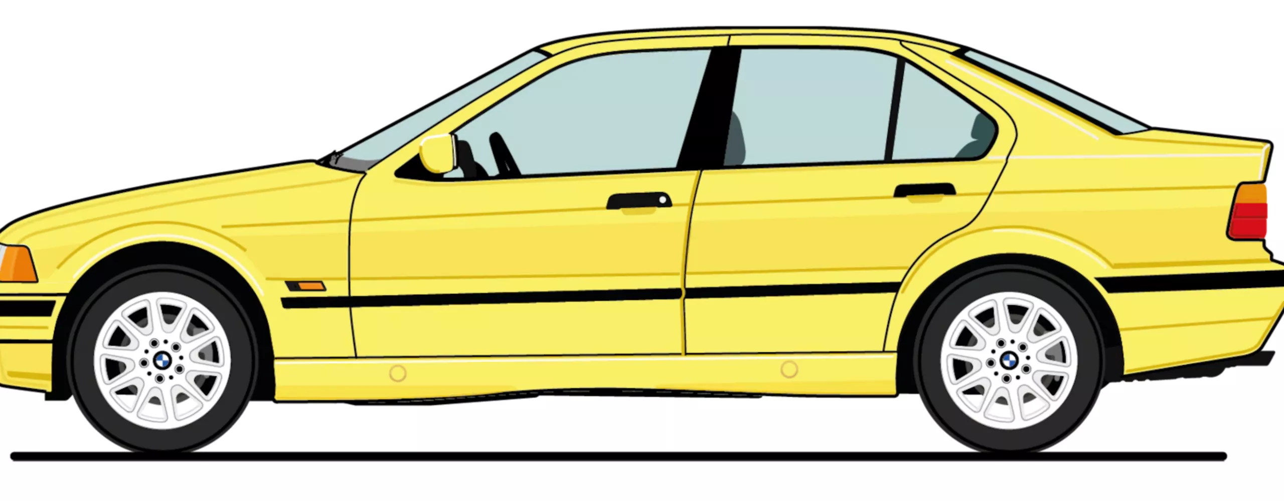 Ilustração BMW Série 3: 3.ª Geração