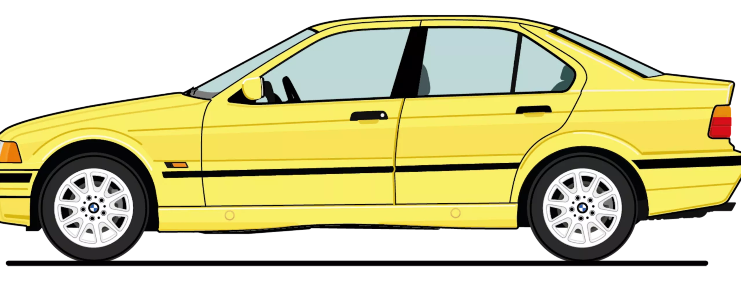 Ilustração BMW Série 3: 3.ª Geração