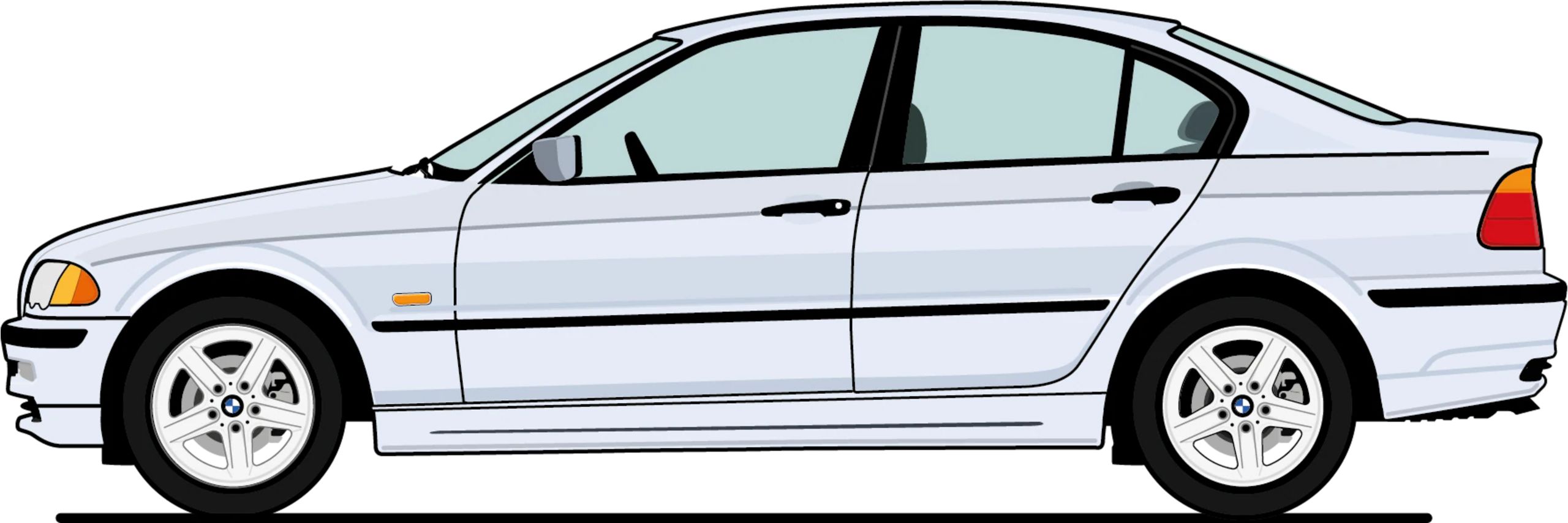 Ilustração BMW Série 3: 4.ª Geração
