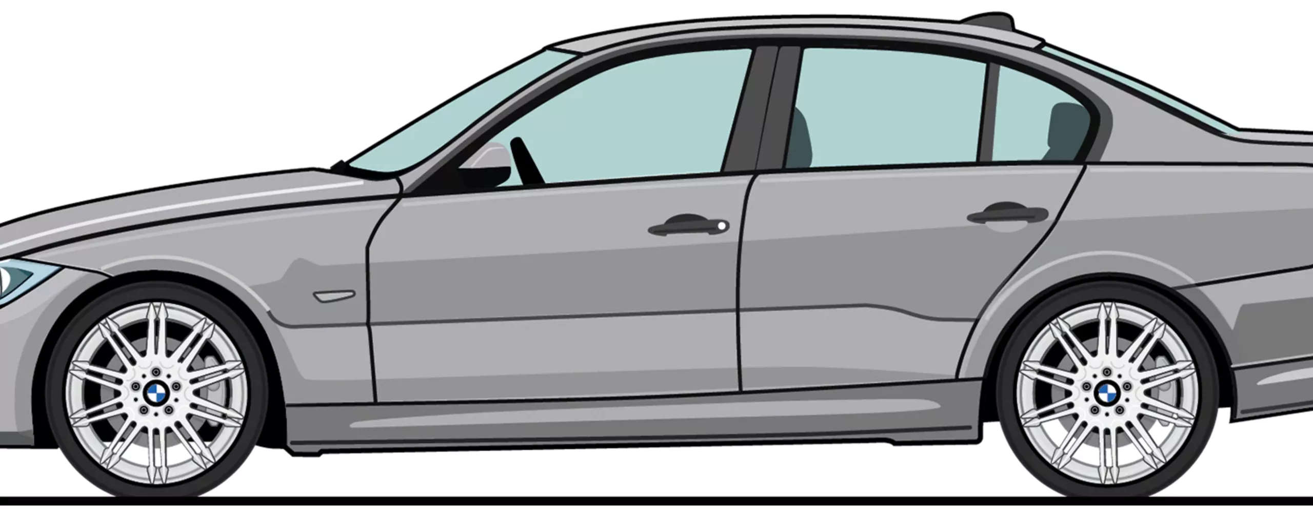 Ilustração BMW Série 3: 5.ª Geração