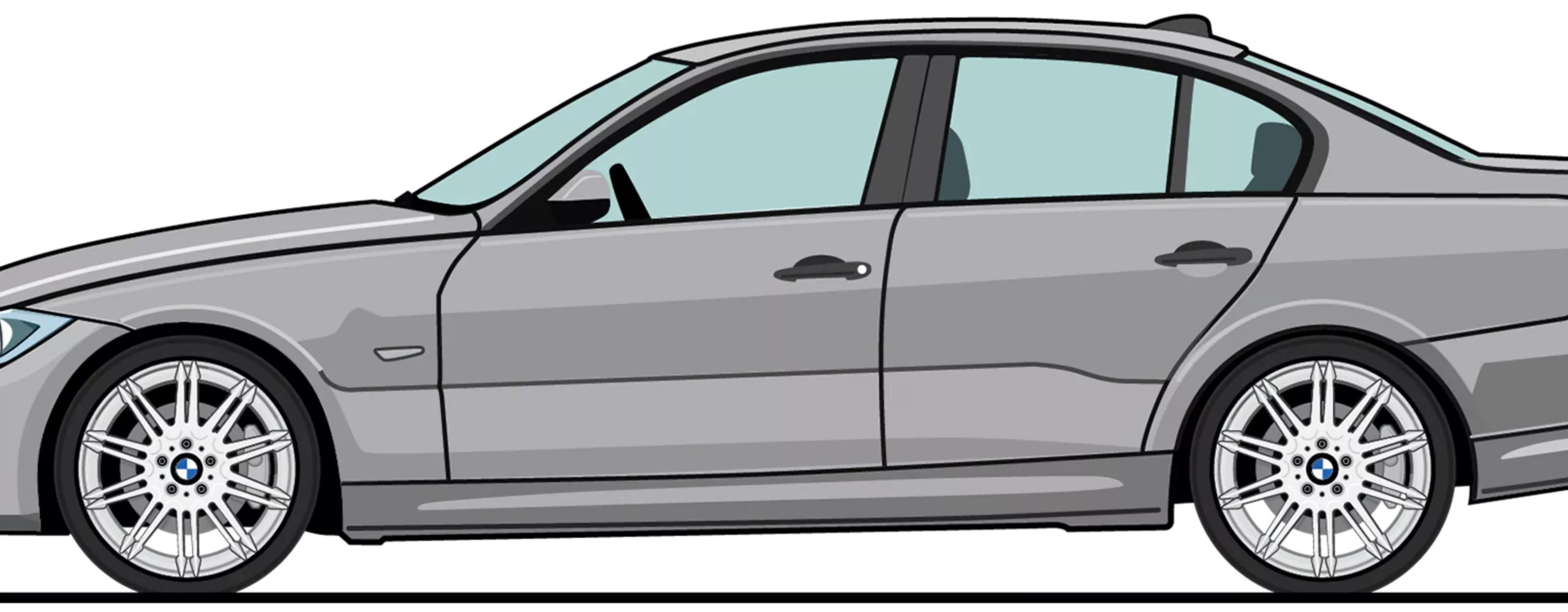 Ilustração BMW Série 3: 5.ª Geração