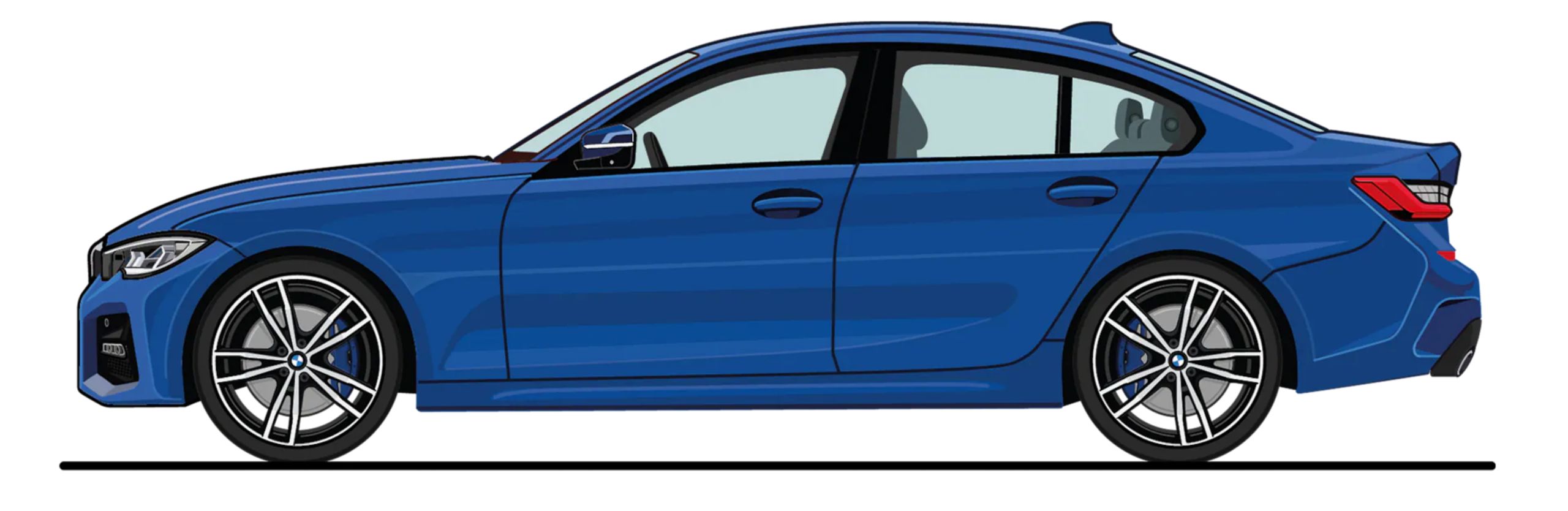 Ilustração BMW Série 3: 7.ª Geração