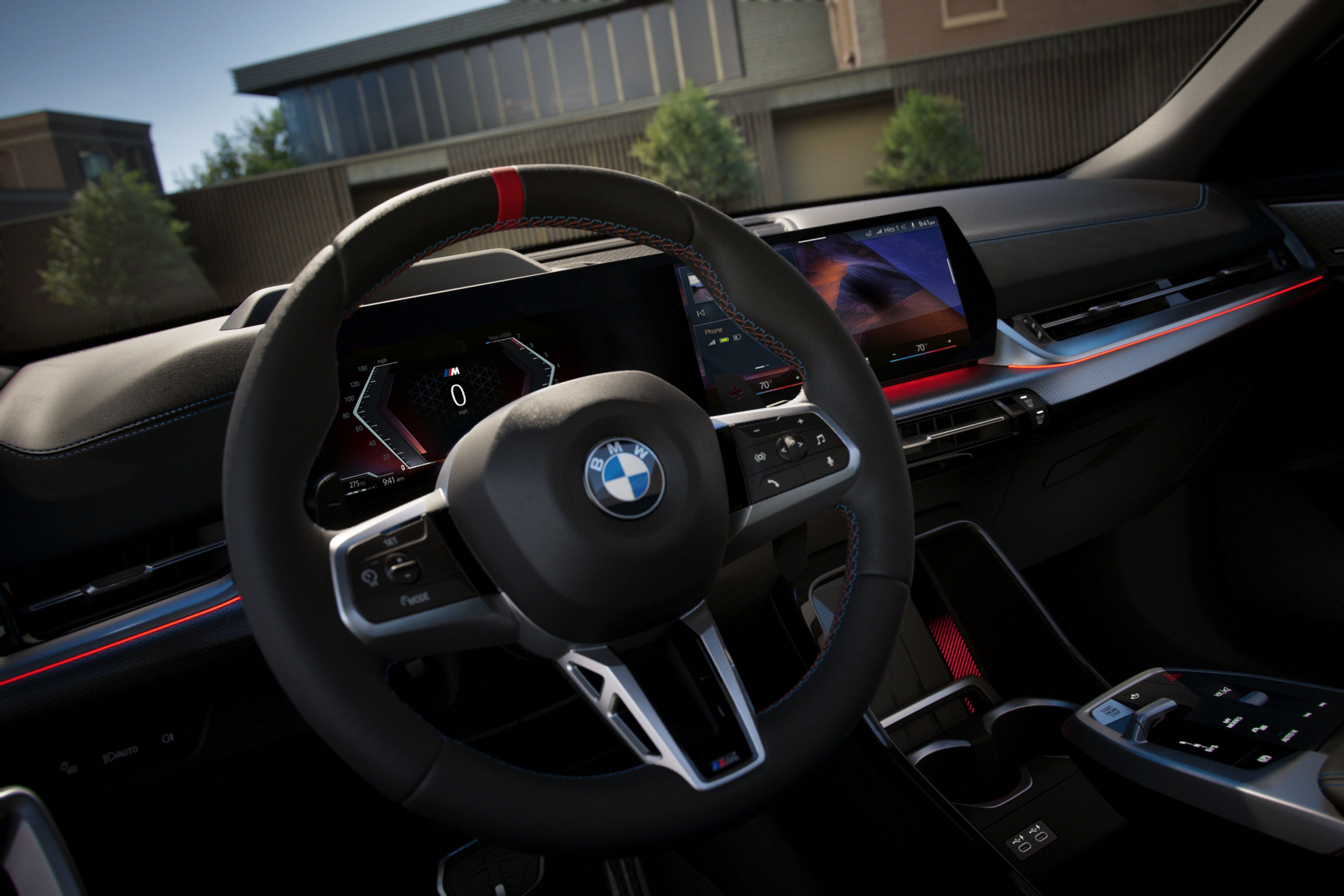 Detail shot of MyMode M Sport interior