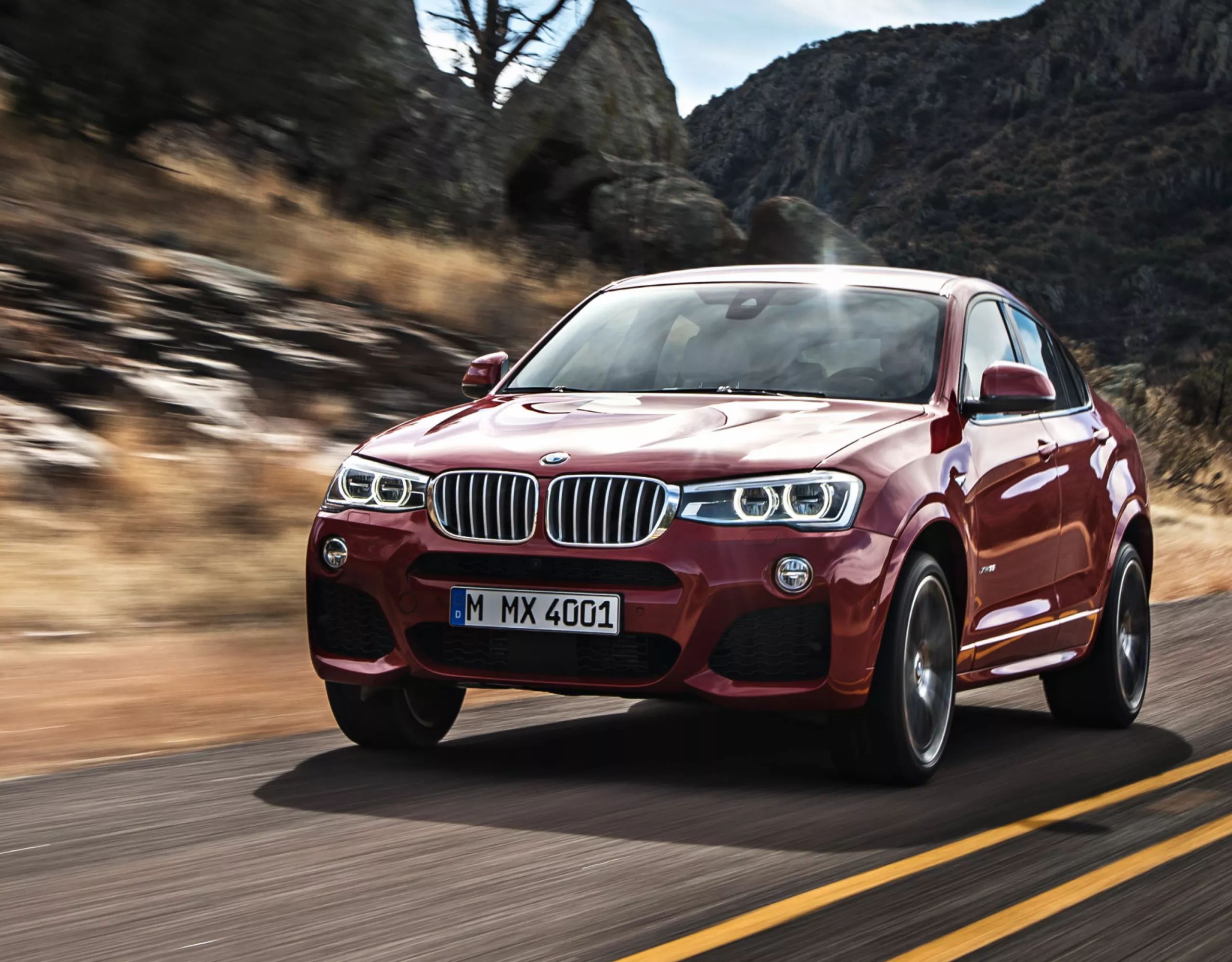 BMW X4（F26） フロント・ビュー