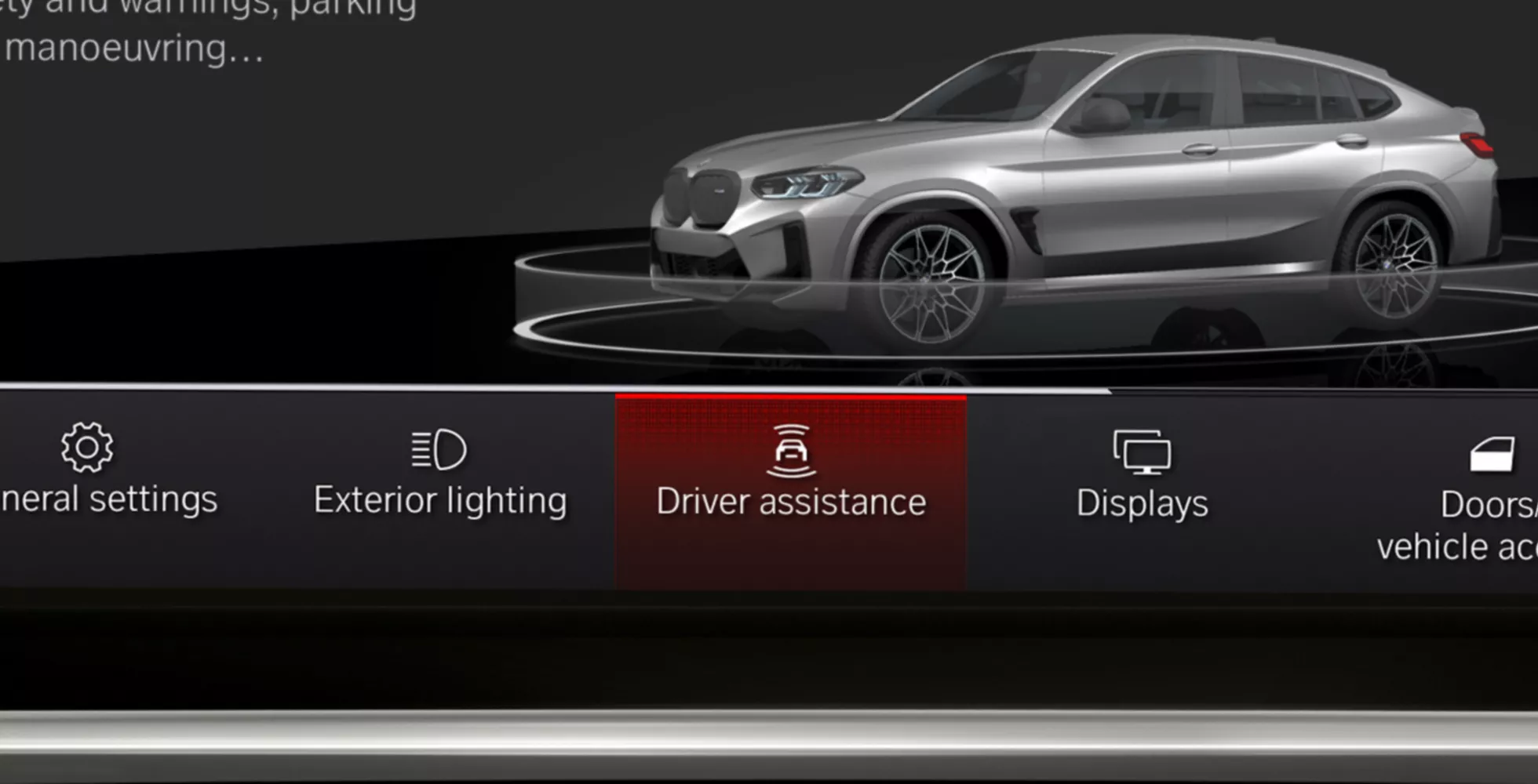 BMW X4 G02 Driving Assistant Professional 2021.