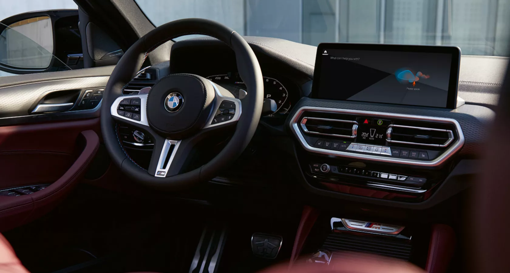 BMW X4 G02 interior Leather Tacora Red 2021