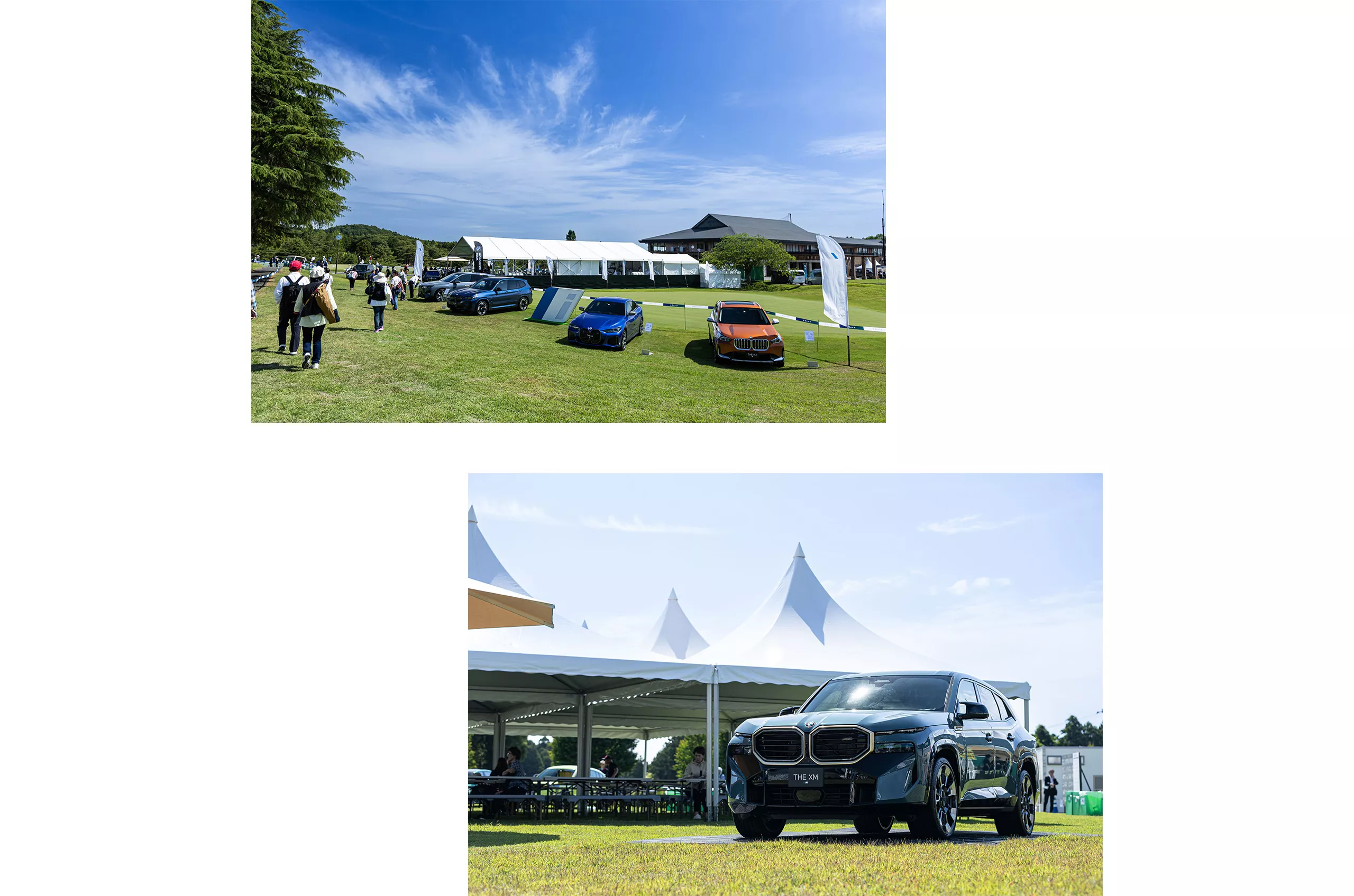 会場内に展示されたBMW